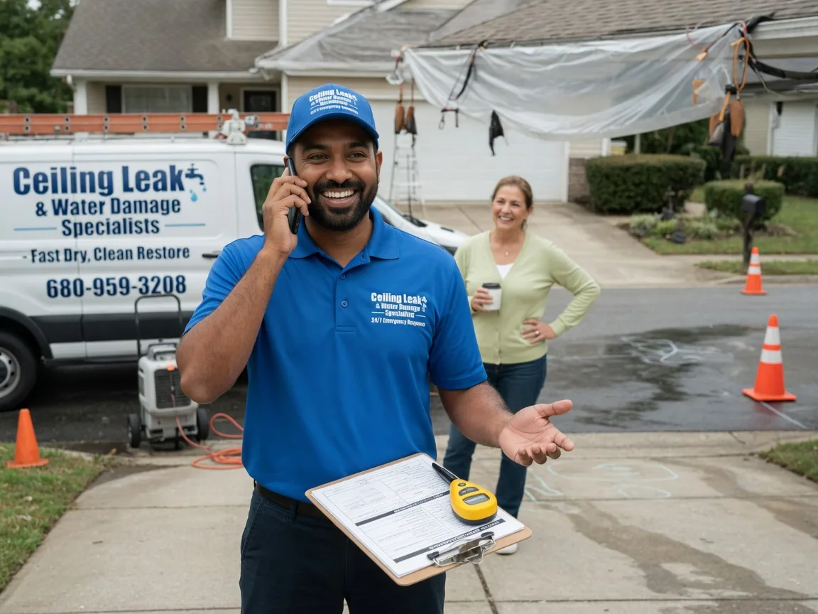 Ceiling Leak Cleanup Huron, SD FAQs